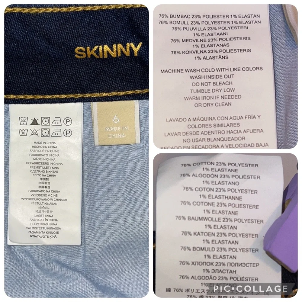 🔥 SALE Michael Kors MK Dark Wash Skinny Jeans | Size 6